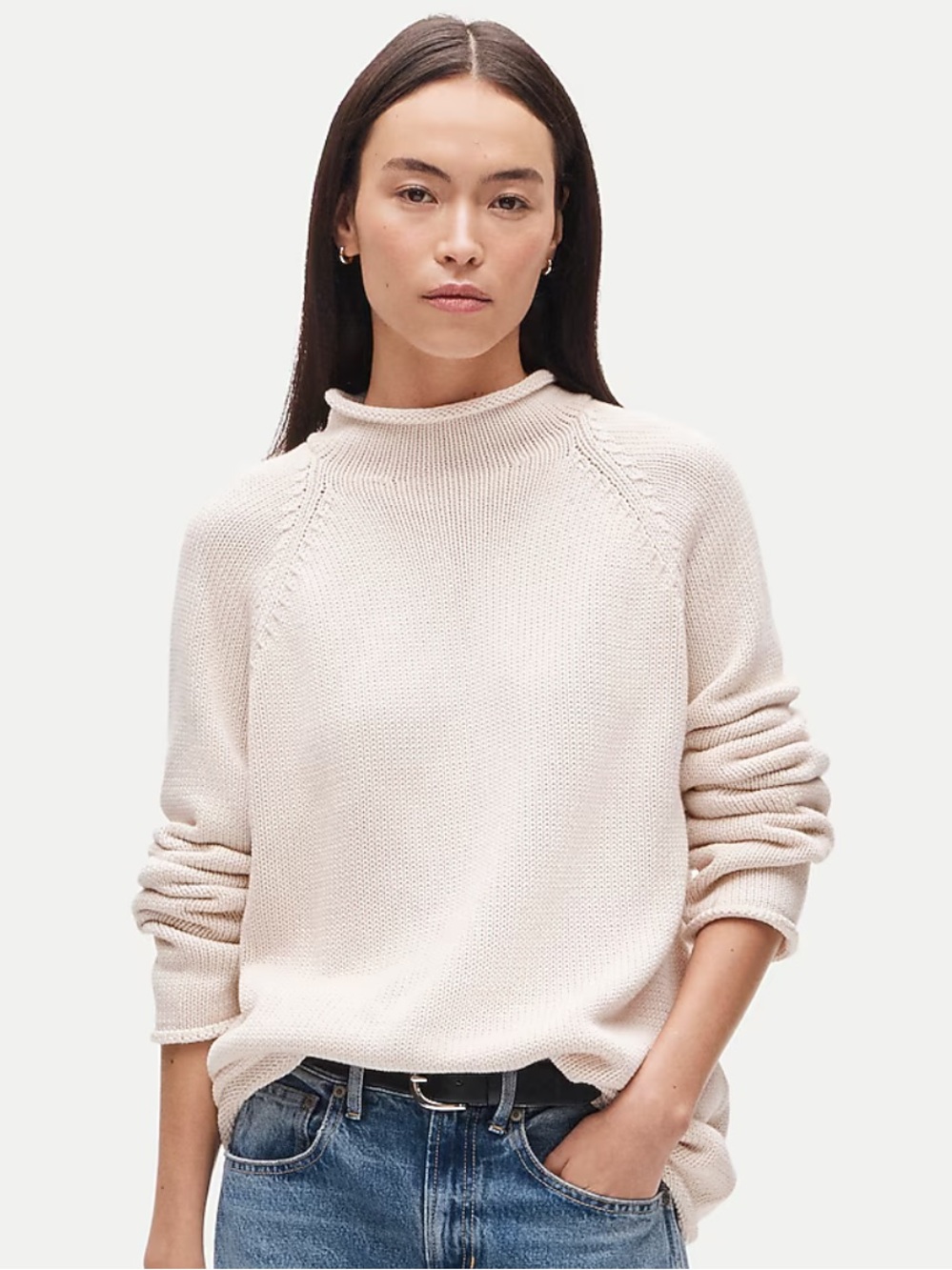 J. Crew 1988 Rollneck™ sweater in cotton - Picture 2 of 5